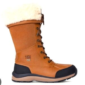 UGG Australia $324 Adirondack III Tall Boots Size 6 Chestnut Brown